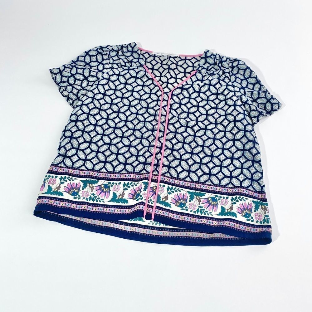 Collective concepts graphic print blouse